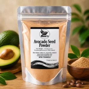 Rose's Herbal Bliss Avocado Seed Powder 4oz, natural Jamaican product