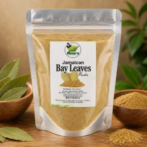 Rose's Herbal Bliss Bay Leaves Powder 2oz, natural Jamaican product
