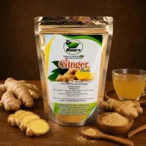 Rose's Herbal Bliss Ginger Powder 2oz, natural Jamaican product