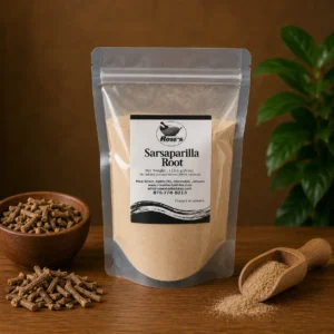 Rose's Herbal Bliss Sarsaparilla Root Powder 4oz, natural Jamaican product