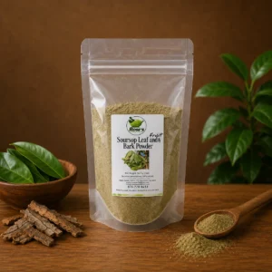 Rose's Herbal Bliss Soursop Leaf and Bark Powder 2oz, natural Jamaican product